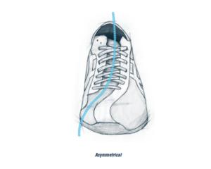 Asymmetrical Lacing™