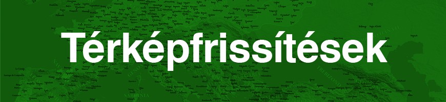 Térképfrissítések