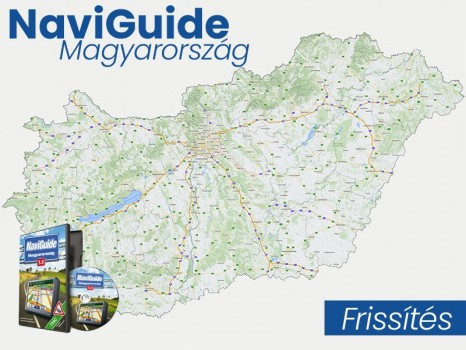 NaviGuide Magyarország térképfrissítés 2024.01 NT