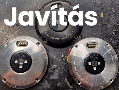 Garmin GPS és okosóra szervizelés